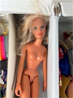 Vintage Golden Dream Barbie case contents
