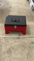 Stack on tool box/step stool