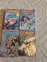 4 Vintage Conan The Barbarian Novels