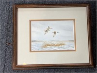 Signed Don Hummel wildlife watercolor painting