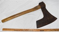 ANTIQUE EARLY 19c GOOSE WING AXE