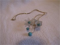 Older Necklace with Flowers