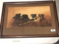 15 x 21 Original Painting of Dogs