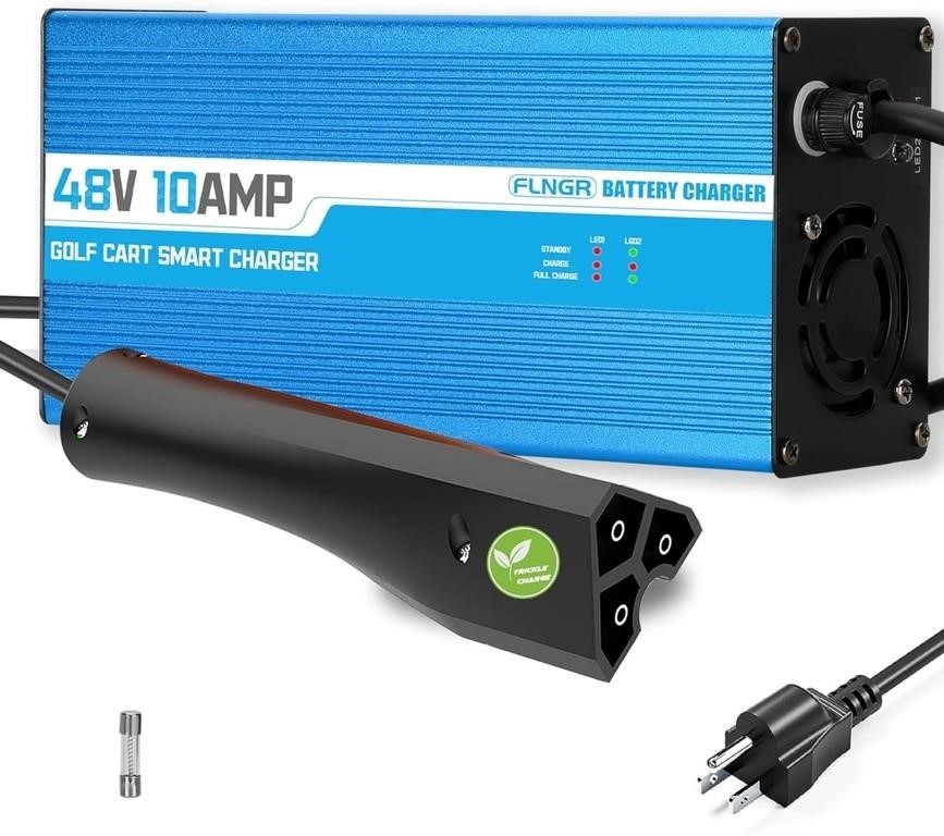 $90 10 Amp 48V Golf Cart Charger for EZGO RXV