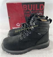 New Men’s 14 WOLVERINE 6in Black Waterproof Boots