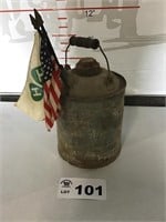 VINTAGE GAS CAN, FLAGS