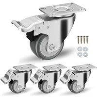 Caster Wheels, 2 inch Casters, Casters Set of 4 He