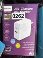 PHILIPS USB LAPTOP WALL CHARGER