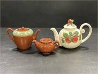 Vintage Fitz & Floyd McIntosh Apple Tea Pot & More