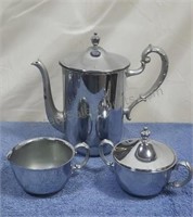 Danny Wilson Original tea pot, creamer and sugar