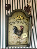 Grandpa’s farm with chicken Wall Decor
