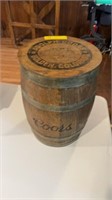 COORS COMPANY WOOD BEER BARREL WITH