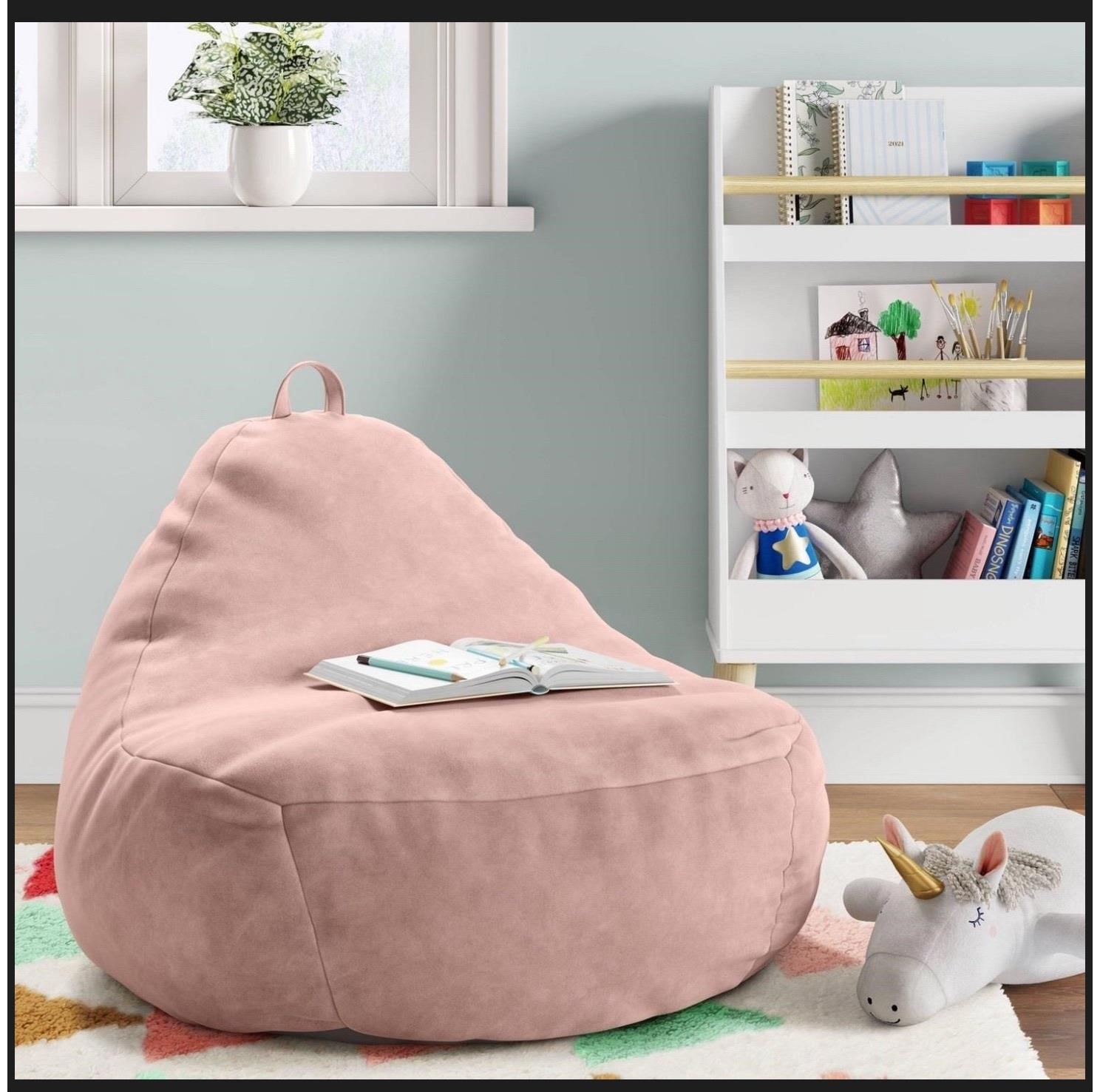 Sensory Friendly Kids' Bean Bag Pink - Pillowfort™