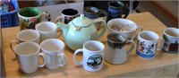 Coffee Mugs & Tea Pot