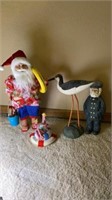 Group of beach Santa and other fun figures,