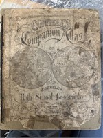 ANTIQUE CORNELL'S COMPANION ATLAS 1863