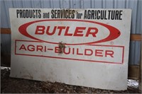 Vintage Butler Agri-Builder Advertising Sign