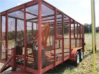 9650-17' CAGED TRAILER