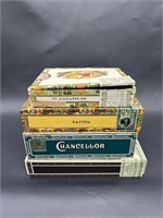 (4) Vintage Cardboard Cigar Boxes