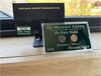 '04 Westward Journey Pt. Nickel Set - Peace Medal