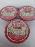 Nongshim udon noodle soup 3- 9.73oz bowls