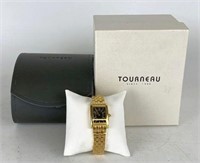Tourneau Men's Gold Plated Watch