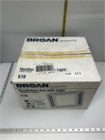 New Broan Ventilation Fan with Light