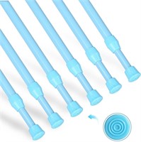 NEW 6 Pcs Tension Rod(Blue, 24-39 inch)