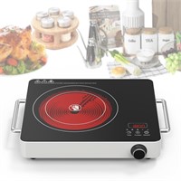 VBGK Electric Cooktop,110V Touch and knob Electric
