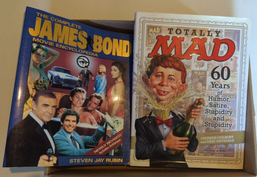 Totally MAD Hardcover Book &  James Bond Complete