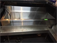 HD All S/S 48" Bar Sink W/ Speed Rail