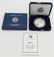 2012 Proof U.S. Silver Eagle - West Point