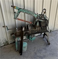 MILLER KNUTH METAL BAND SAW (POWERS ON) OPERATES