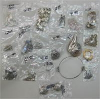 Lot Of Assorted Gold & Silver Toned Jewelry