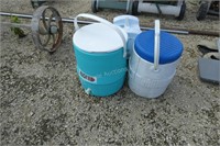 Cooler & water jugs