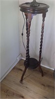 Vintage Mahogany Plant Stand