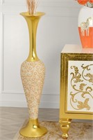 Radiant Pearl Tall Vase