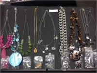 Tray of Necklace & Earring Sets