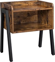 NEW $55 Nightstand Rustic Brown and Black