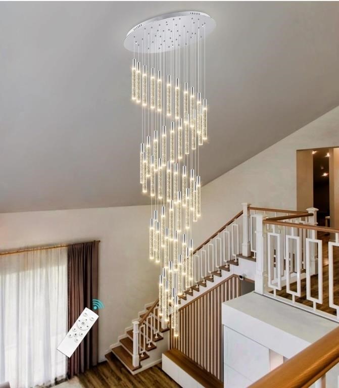 48-lights 20 foot Chandeliers for Living Room