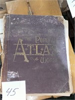 POPULAR ATLAS OF THE WORLD (HAS A LOT OF WARE)