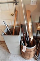 Miscellaneous tools: sledge hammers, molls,