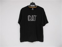Caterpillar Men's XXL Crewneck T-shirt, Black XXL