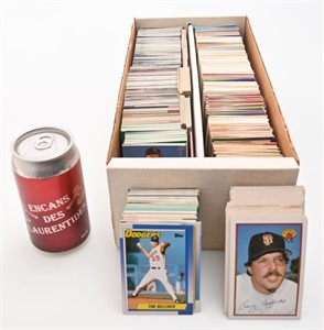 Boîte de cartes de baseball