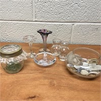 Mini Tulip Vases, Ring Holder, Asst