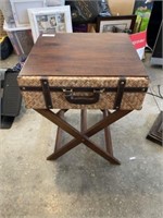 Luggage Style Accent Table