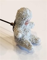 Antique German Snow Baby Figurine Hat Pin