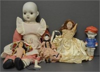 Lot of Porcelain Dolls