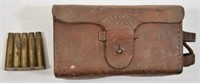 WWII Japanese Leather Rear Ammo Pouch