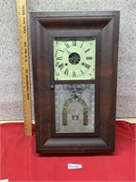 Seth Thomas Clock with garden Fountain design